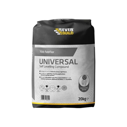Everbuild Sika 708 Febflor Self Level Compound 20kg Everbuild Sika - RockBottom Northamptin