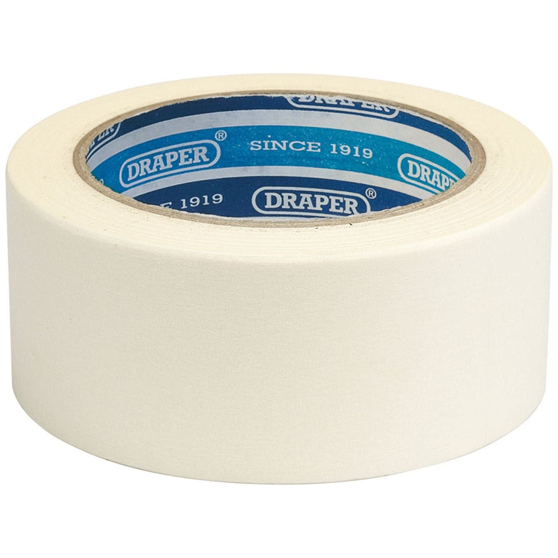 Draper Masking Tape Roll, 50m x 50mm 63480 Draper - Town Tools 