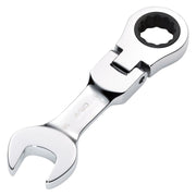 Draper HI-TORQ Metric Stubby Flexible Head Ratchet Combination Spanner, 16mm Draper - Town Tools
