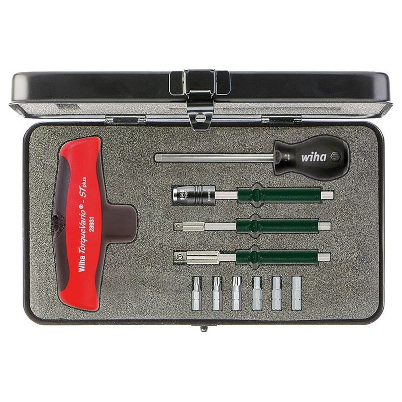Wiha TorqueVario®-S T Screwdriver Set, 11 Piece Wiha - RockBottom Northampton