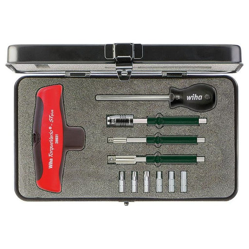 Wiha TorqueVario®-S T Screwdriver Set, 11 Piece Wiha - RockBottom Northampton
