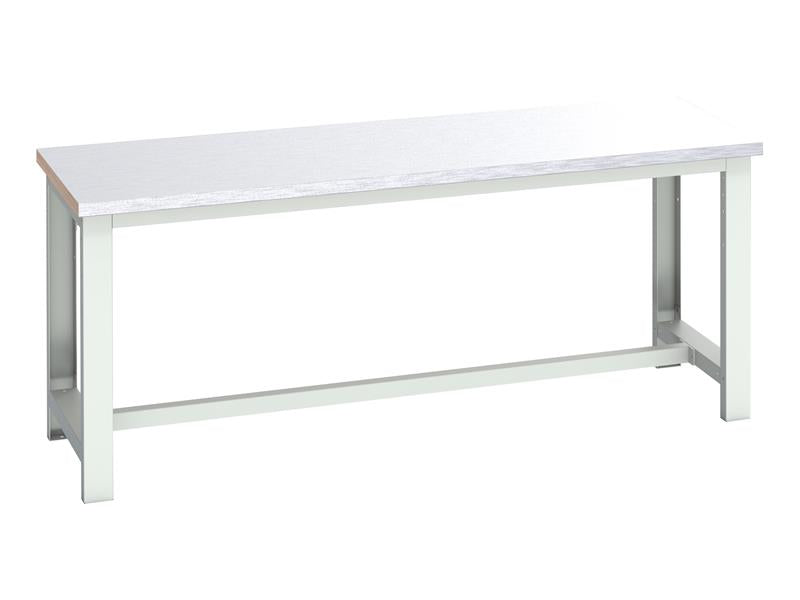 Bott Cubio Basic Bench, Steel Clad Top 2000 x 750mm