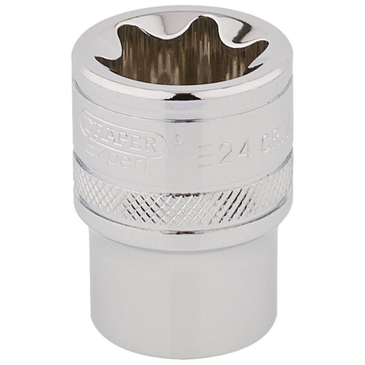 Draper TX-STAR Socket, 1/2" Sq. Dr., E24 34402 Draper - Town Tools 