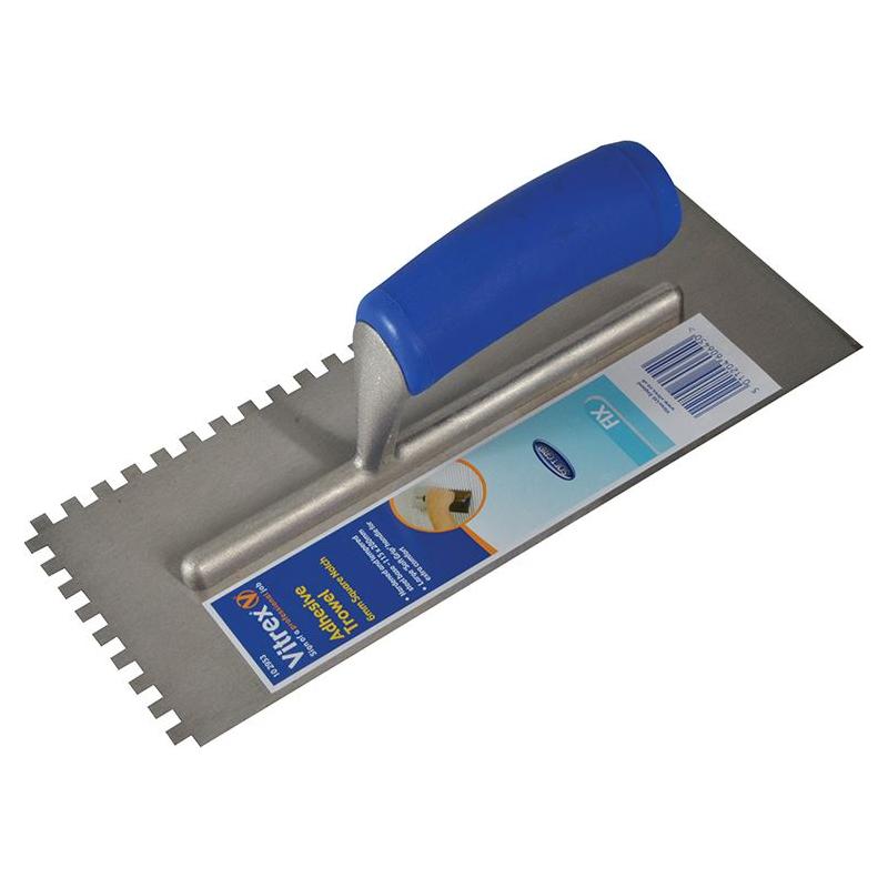 Vitrex Soft Grip Adhesive Trowel 6mm Notches Vitrex - RockBottom Northampton