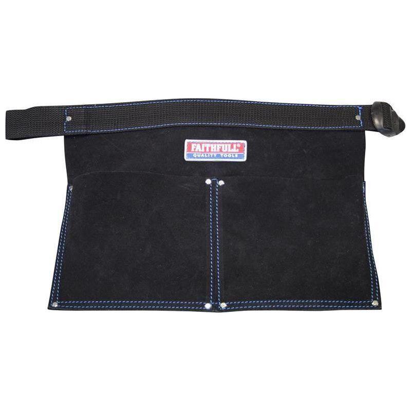 Faithfull Double Pocket Nail Pouch Faithfull - RockBottom Northampton