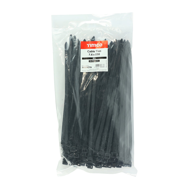TIMCO Cable Ties Black