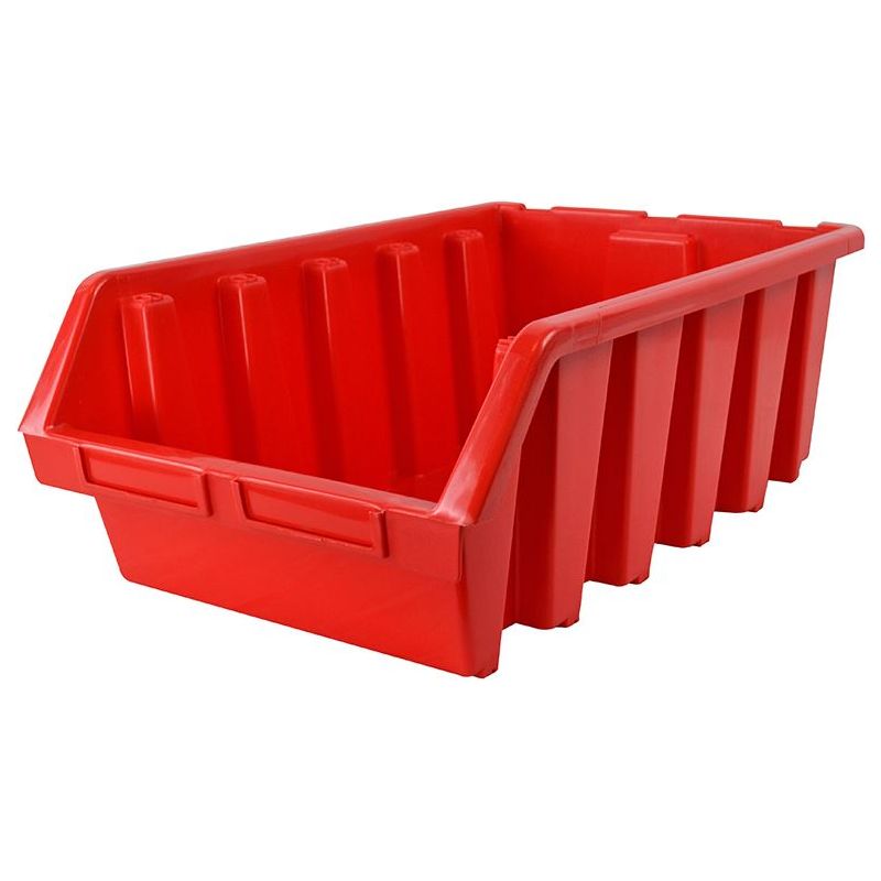 Faithfull Interlocking Storage Bin Size 5 Red 333 x 500 x 187mm Faithfull - RockBottom Northampton