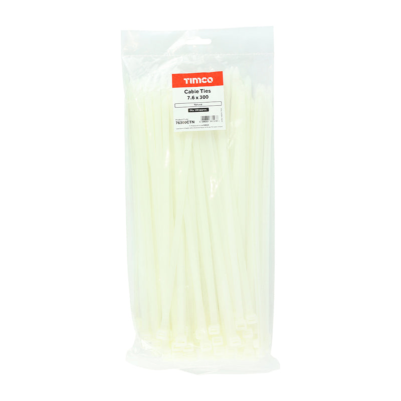 TIMCO Cable Ties Natural