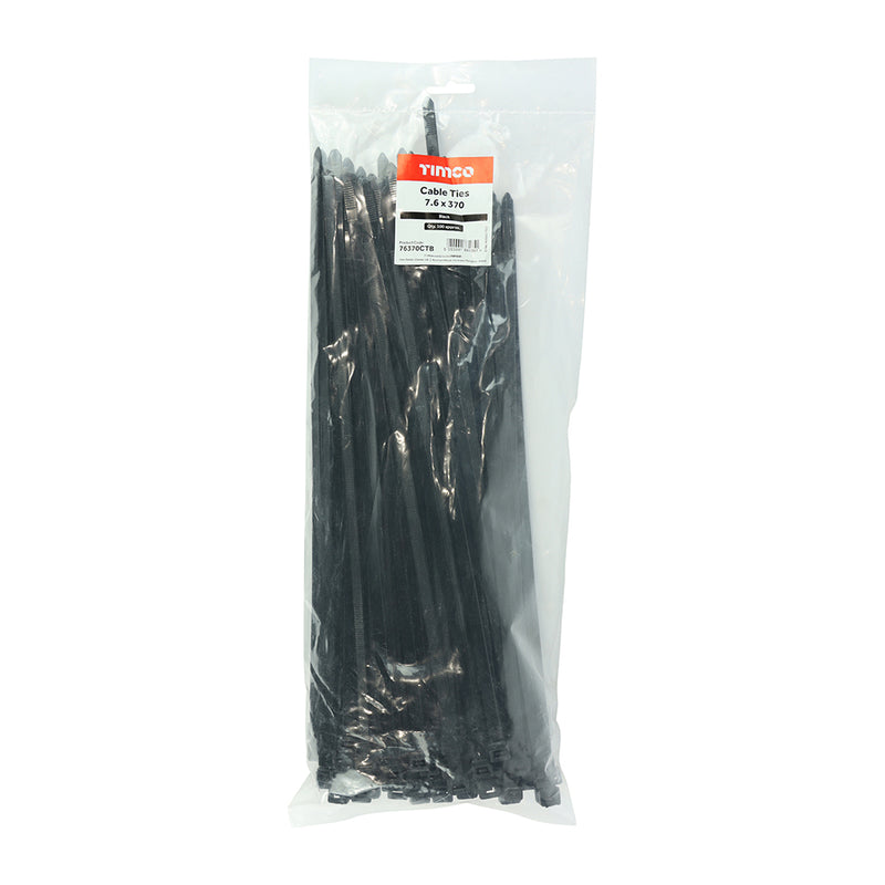 TIMCO Cable Ties Black — Bag