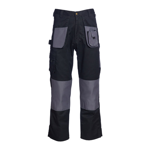 Blackrock Workman Trousers - Black/Grey 34" Waist Short Leg