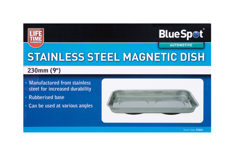 Blue Spot Tools Stainless Steel Magnetic Dish