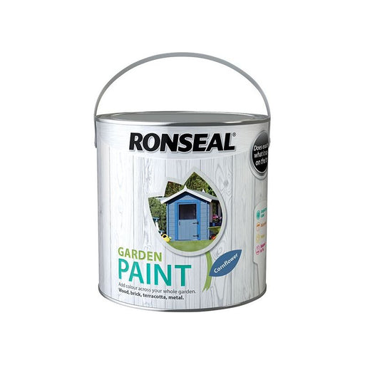 Ronseal Garden Paint Cornflower 2.5 litre Ronseal - RockBottom Nothampton