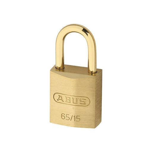 Abus Mechanical 65MB/30mm Solid Brass Padlock 70mm Long Shackle Carded ABUS Mechanical - RockBottom Northampton 