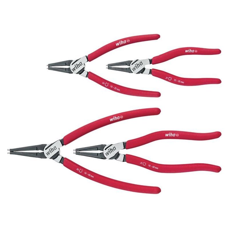 Wiha MagicTips® Classic Circlip Pliers Set, 4 Piece Wiha - RockBottom Northampton