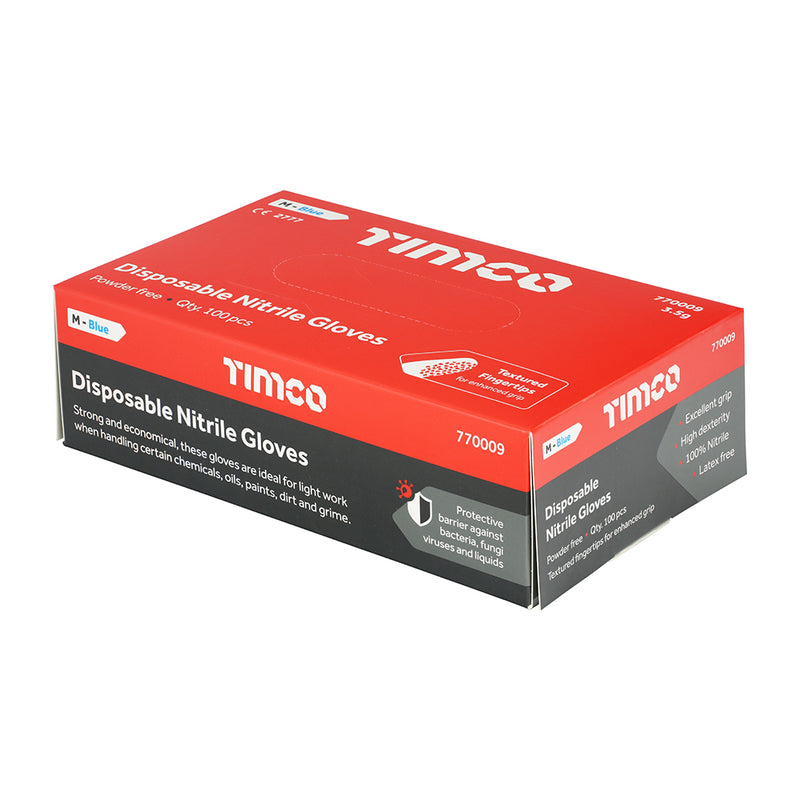 TIMCO Nitrile Work Gloves Blue