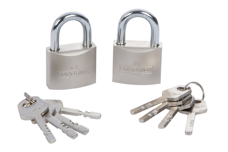 Blue Spot Tools 2 PCE Satin Finish Keyed Alike Padlocks
