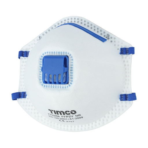 TIMCO FFP2 Valved Masks - One Size — Bag
