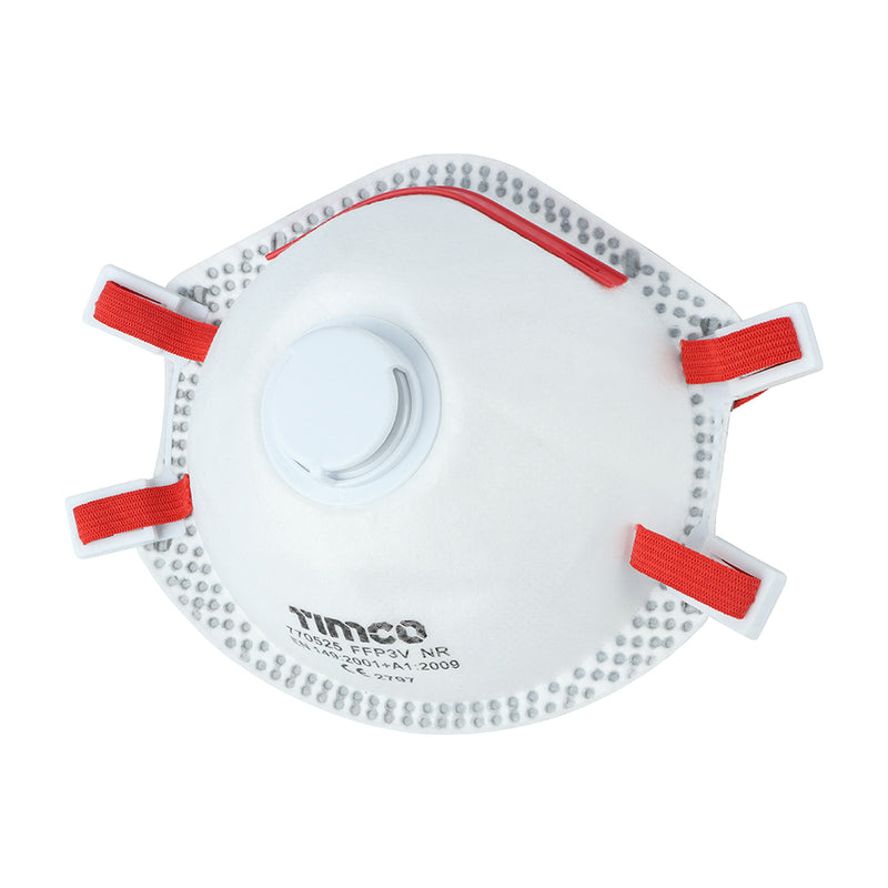 TIMCO FFP3 Fold Flat Valved Masks - One Size