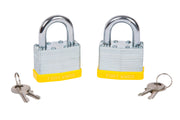 Blue Spot Tools 2 PCE 50mm Laminated Keyed Alike Padlocks