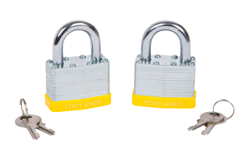 Blue Spot Tools 2 PCE 50mm Laminated Keyed Alike Padlocks
