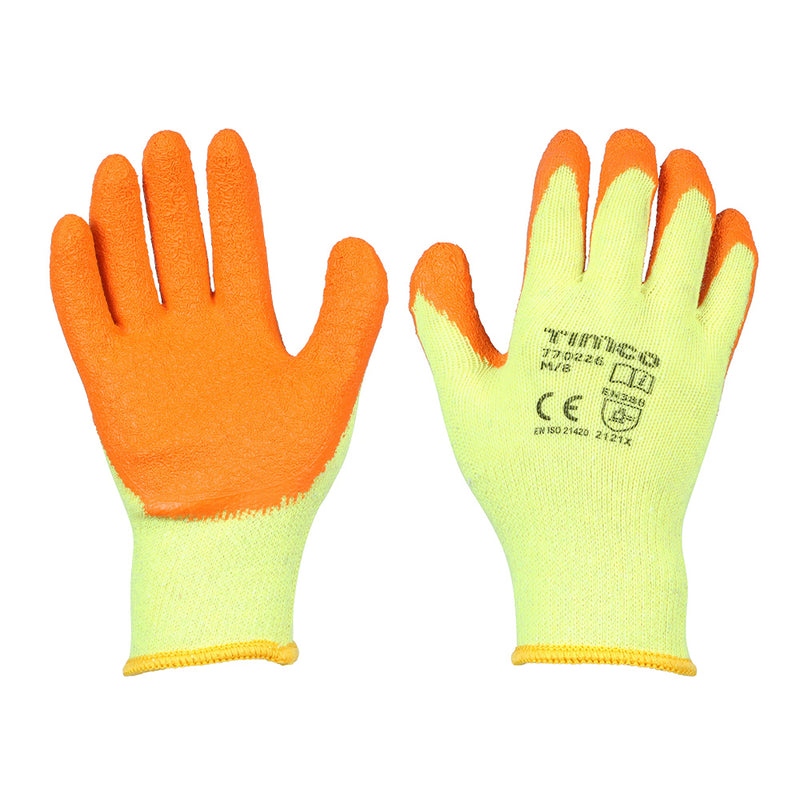 TIMCO Eco Grip Crinkle Latex Coated Polycotton Gloves — Backing Card