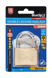 Blue Spot Tools Brass Padlock Double Locking
