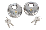 Blue Spot Tools 2 PCE 70mm Discus Keyed Alike Padlocks