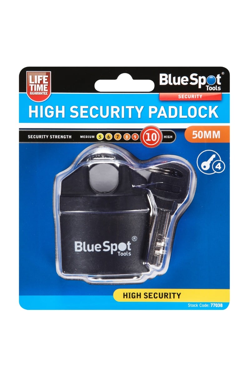Blue Spot Tools High Security Padlock