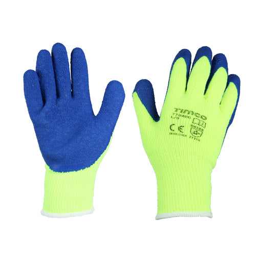 TIMCO Warm Grip Crinkle Latex Coated Polyester Gloves