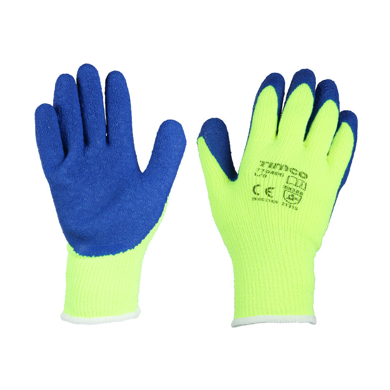 TIMCO Warm Grip Crinkle Latex Coated Polyester Gloves