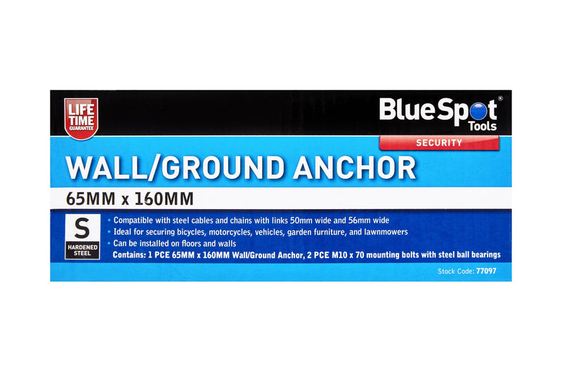 Blue Spot Tools Security Wall/Ground Anchor