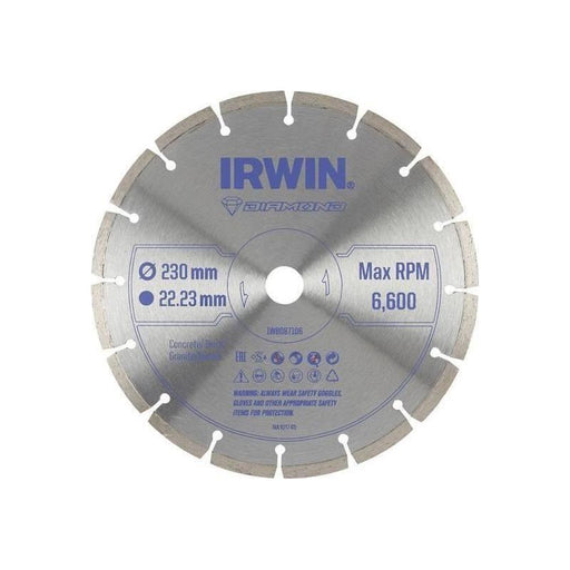 Irwin® Segmented Diamond Blade 230 x 22.23mm IRWIN® - RockBottom Northampton