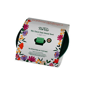 Oasis Ideal Wet Floral Foam in Round Bowl