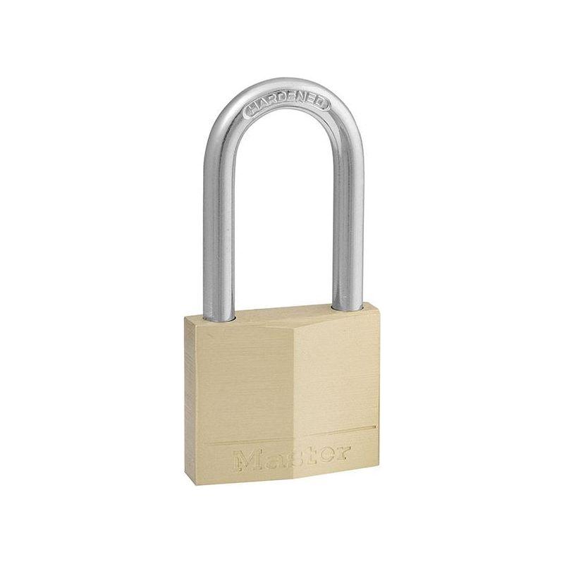 Master Lock Solid Brass 40mm Padlock 4-Pin - 38mm Shackle Master Lock - RockBottom Northampton