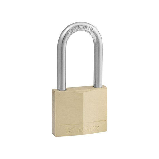 Master Lock Solid Brass 40mm Padlock 4-Pin - 38mm Shackle Master Lock - RockBottom Northampton