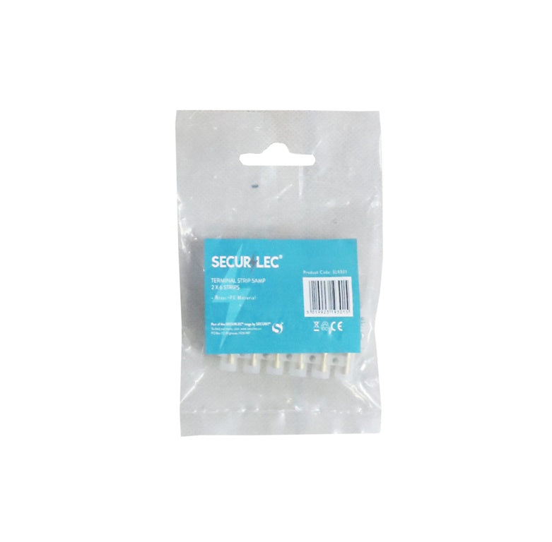 Securlec Terminal Strips 2 x 6 Strips 5A 6mm²