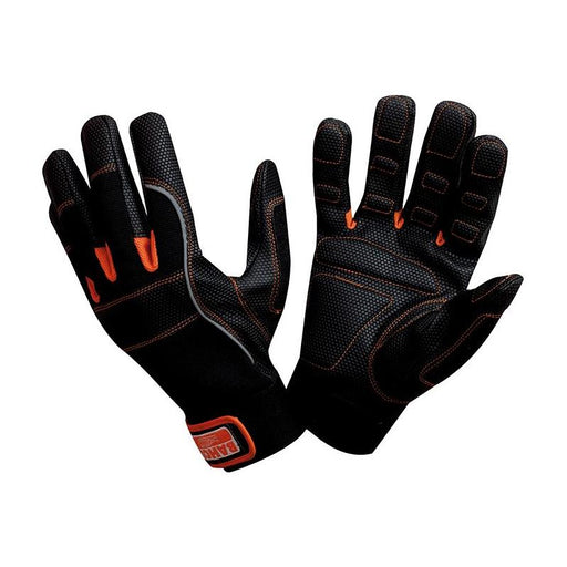 Bahco Power Tool Padded Palm Gloves - L (Size 10) Bahco - RockBottom Northampton