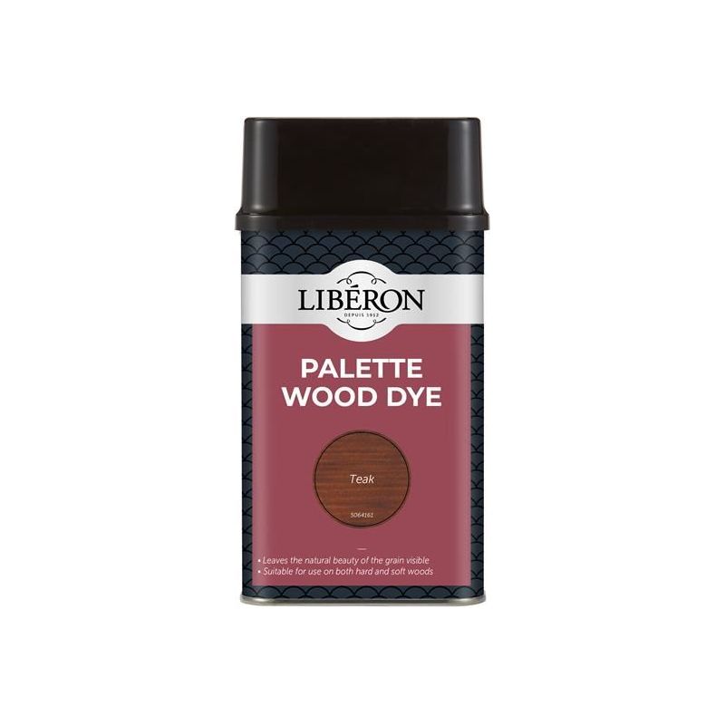 Liberon Palette Wood Dye Teak 500ml Liberon - RockBottom Northampton