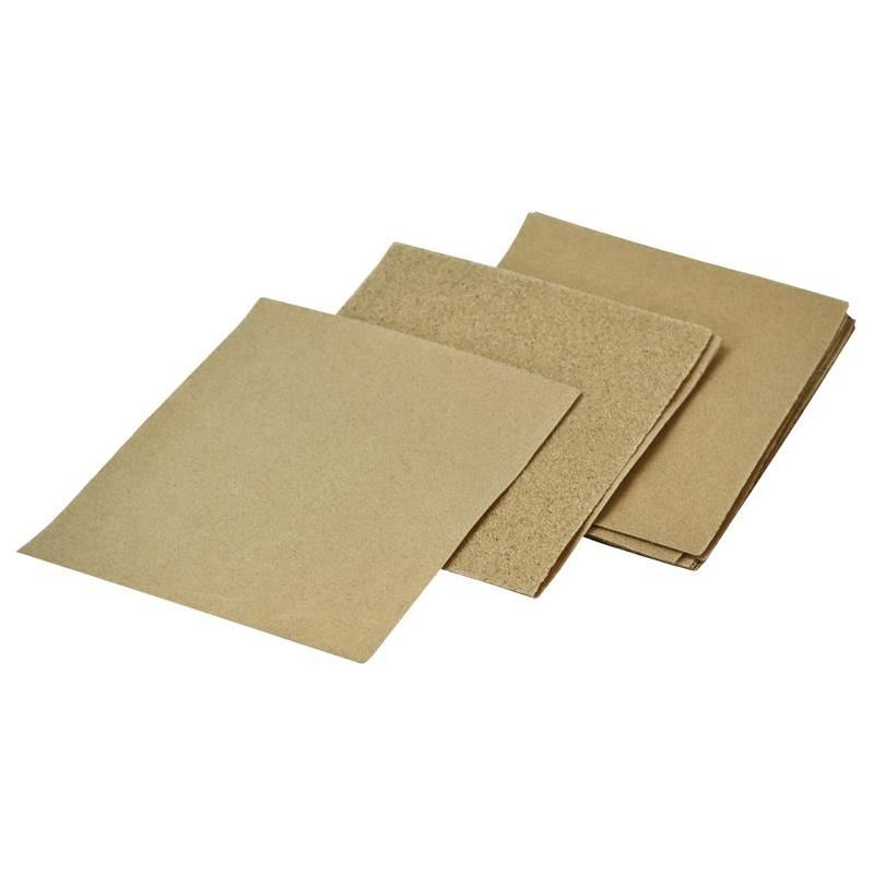 Faithfull Cork Block Glasspaper Sanding Sheets Assorted (Pack 10) Faithfull - RockBottom Northampton