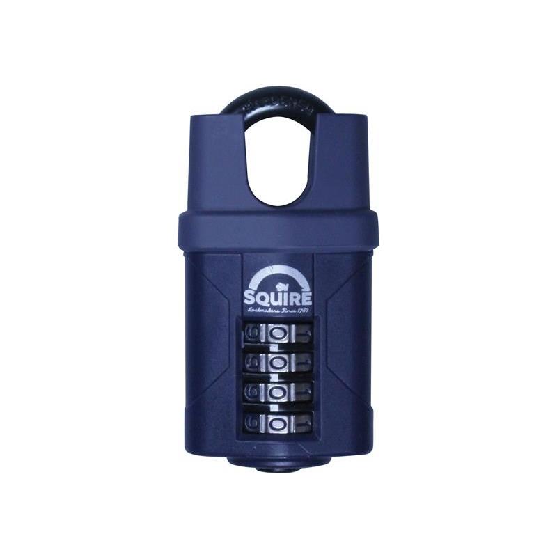 Squire CP40CS Combination Padlock 4-Wheel Closed Shackle 40mm Squire - RockBottom Nothampton
