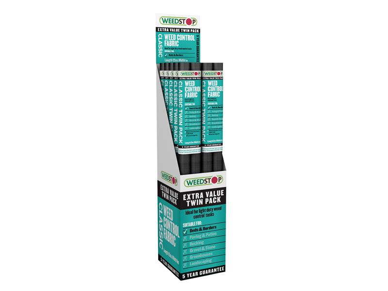 Gardman Weedstop™ Classic 12 x 1.0m Display of 10