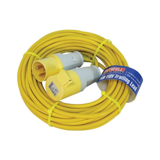 Faithfull Power Plus Trailing Lead 110V 16A 1.5mm Cable 14m Faithfull Power Plus - RockBottom Northampton