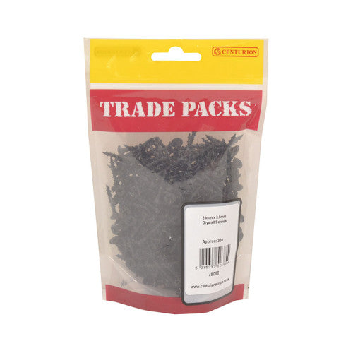 Drywall Screws - Black Phosphate - 25mm x 3.5mm - (350 PK)