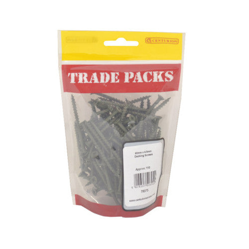 Timber Decking Screws - Green - 60mm x 4.5mm - (110 PK)