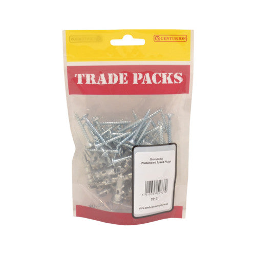 Plasterboard Fixing Plugs - Metal - 35mm - (28 PK)