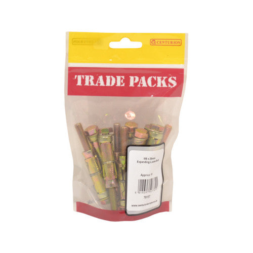 Expanding Loose Bolt - Zinc Plated - M8 x 25mm - (8 PK)