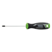 Draper Pozi Soft Grip Screwdriver, PZ1 x 100mm Draper - Town Tools