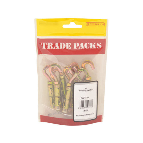Expanding Hook Bolt - Zinc Plated - M6 - (10 PK)