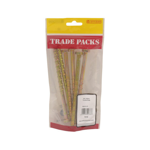 Thunder Bolts - Zinc Yellow Passivated - M8 x 150mm - (6 PK)