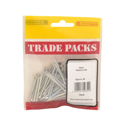 Masonry Nails - 40mm - (60 PK)